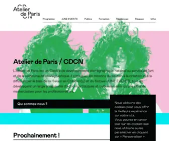 Atelierdeparis.org(Atelier de Paris) Screenshot