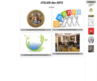 Atelierdesarts.com(Sito dedicato all'arte) Screenshot