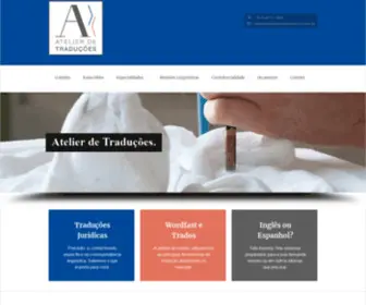 Atelierdetraducoes.com.br(Atelier de Traduções) Screenshot