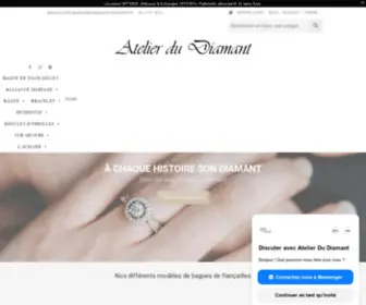 Atelierdudiamant-Creations.fr(Atelier du Diamant) Screenshot