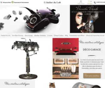 Atelierduloft.fr(Decoration garage Sculpture automobile cadeau insolite pour fan d'auto) Screenshot