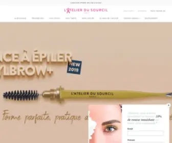 Atelierdusourcil.com(N°1 de la beauté du regard) Screenshot