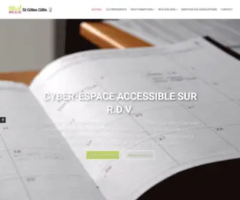 Atelierduweb.be(EPN de la commune de Saint) Screenshot