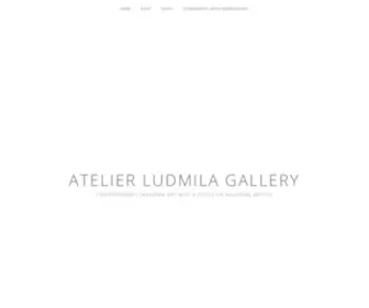 Atelierludmila.com(Contemporary Canadian art with a focus on regional artists) Screenshot