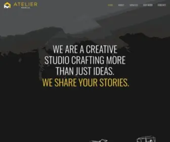 Ateliermanila.com(Home main) Screenshot