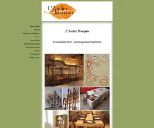 Ateliermarquis.com(L'Atelier Marquis) Screenshot