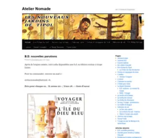 Ateliernomade.ch(Atelier nomade) Screenshot