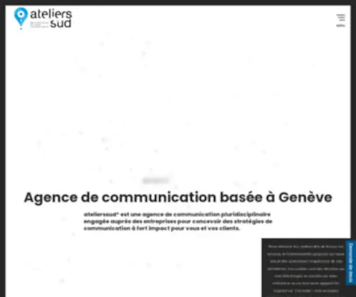 Atelierssud.ch(Agence de communication Gen) Screenshot