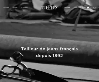 Ateliertuffery.com(Jean français et vêtements made in France) Screenshot