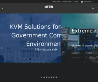 Aten-USA.com(ATEN) Screenshot