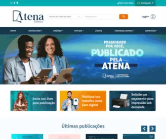 Atenaeditora.com.br(Atena Editora) Screenshot