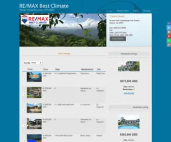 Atenasrealty.com(Atenas Costa Rica Real Estate) Screenshot