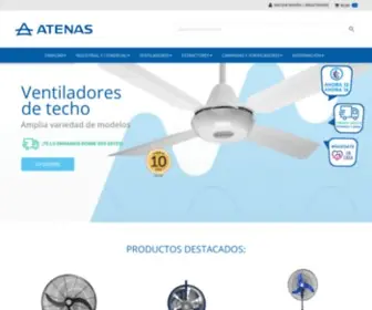 Atenasventilacion.com.ar(Electrodomésticos) Screenshot