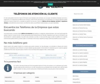 Atencionalcliente.com(Teléfonos) Screenshot