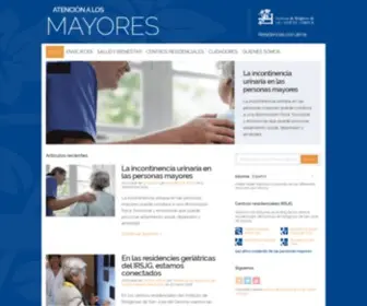Atencionmayores.org(Atención a los mayores) Screenshot