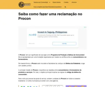 Atendimentoconsumidor.com(▷ Procon → Saiba Como Fazer uma Reclamação) Screenshot