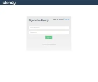 Atendy.com(You've found the sad doggo) Screenshot