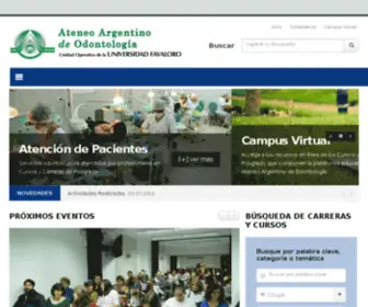 Ateneo-Odontologia.org.ar(Ateneo Argentino de Odontolog) Screenshot