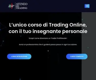 Ateneodeltrading.com(Corso di Trading Online. Guadagna la tua libertà finanziaria) Screenshot