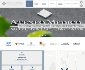 Ateneomedico.org(Ateneo Médico) Screenshot