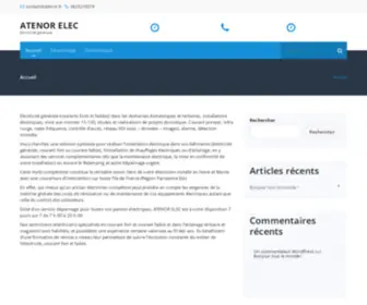 Atenorelec.fr(Electricité) Screenshot