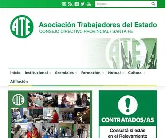 Ate.org(Asociación de Trabajadores del Estado) Screenshot