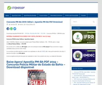 Atepassarconcursos.com.br(Até) Screenshot