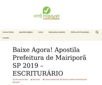 Atepassarconcursos.com(Concursos) Screenshot