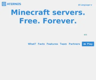 Aternos.org(Minecraft) Screenshot