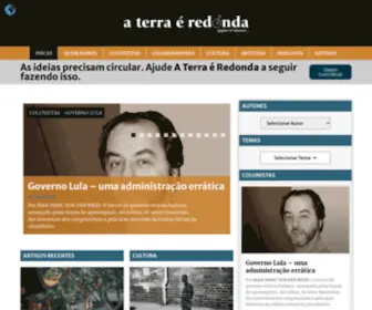 Aterraeredonda.com.br(A TERRA É REDONDA) Screenshot