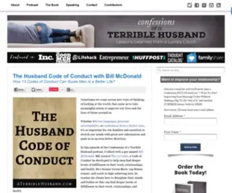 Aterriblehusband.com(Confessions of a Terrible Husband) Screenshot
