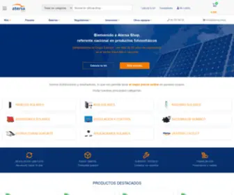 Atersa.shop(Tienda Online de productos fotovoltaicos con Financiación) Screenshot