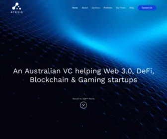 Atesis.vc(An Australian VC helping web 30) Screenshot