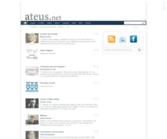 Ateus.net(Portal brasileiro voltado à divulgação da ciência) Screenshot