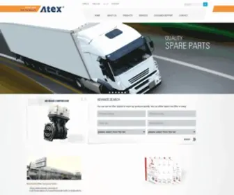 Atex-Atakul.com(ATEX Auto Truck Spare Parts) Screenshot