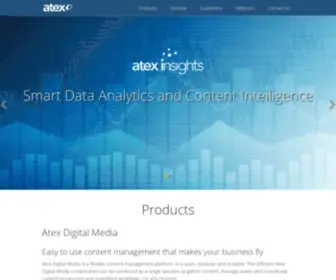 Atex.com(Newsroom Solutions Atex) Screenshot