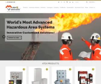AtexDelvalle.com(Hazardous Area Electrical Solutions) Screenshot