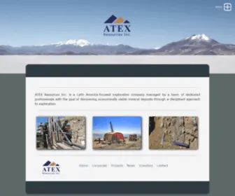 Atexresources.com(ATEX Resources Inc) Screenshot