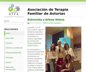 Atfasturias.org(Terapia sistémica) Screenshot