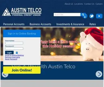 Atfcu.org(Austin Telco Federal Credit Union) Screenshot