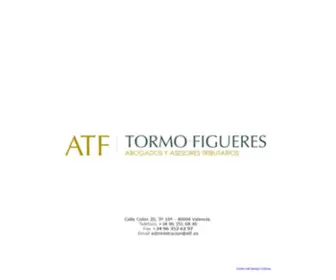 ATF.es(TORMO-FIGUERES Abogados y Asesores Tributarios) Screenshot