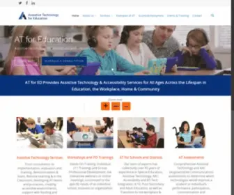 Atfored.com(Assistive Technology for Education) Screenshot