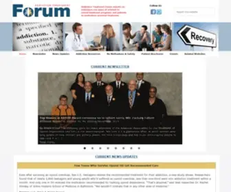 Atforum.com(Reports on substance abuse and addiction therapies) Screenshot