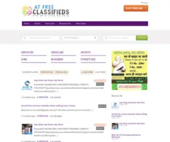 Atfreeclassifieds.com(POST FREE AD) Screenshot