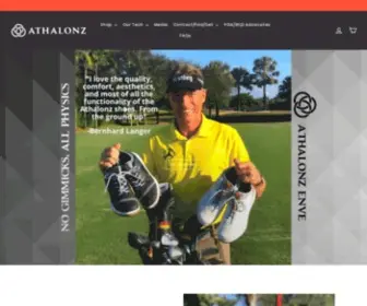 Athalonz.com(High Performance Golf Shoes) Screenshot