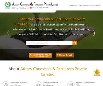 AtharvChemicals.in(Atharv Chemicals & Fertilizers Private Limited) Screenshot