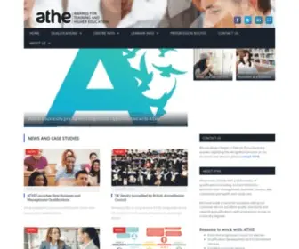 Athe.co.uk(Awards for Training and Higher Education) Screenshot