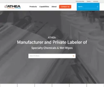 Athea.com(Athea Laboratories) Screenshot