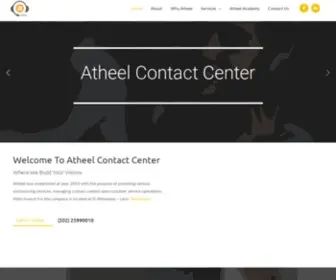 Atheelcc.com(Atheel Contact Center) Screenshot