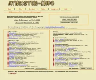 Atheisten-Info.at(Religionskritik) Screenshot
